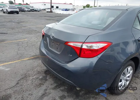 2016 Toyota Corolla Le из США, поврежденный, VIN 5YFBURHE5GP473779